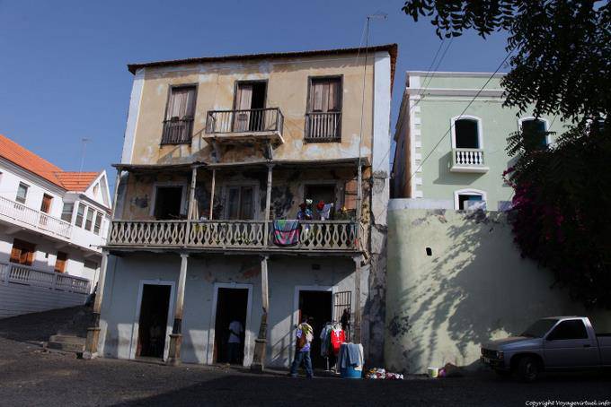 Fogo, Sobrados destroyed, São Filipe - Cape Verde