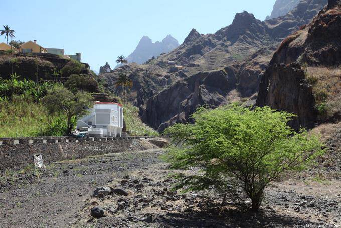 Santo Antão in the estuary - Cape Verde