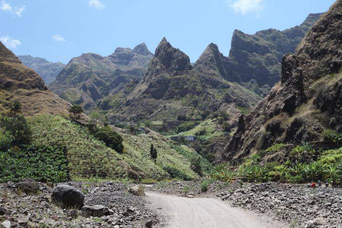 Mountainous path, Santo Antão, Lombo Pico Xoxo - Cape Verde