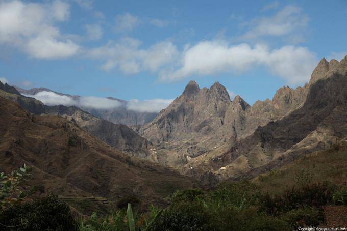 Santo Antão, Paúl, superb view of the valley - Cape Verde