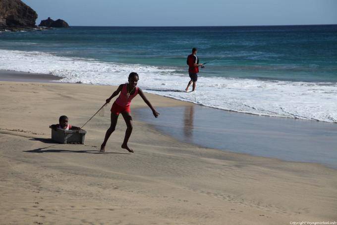 São Vicente, Sao Pedro, Sledge sand - Cape Verde