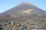 Fogo Pico volcano Strombolian, Cape Verde.