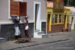 Santiago, Cidade Velha, rue discussion, Cape Verde.
