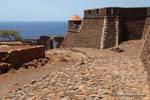 Santiago, Cidade Velha, Fortaleza Real de San Felipe walls, Cape Verde.