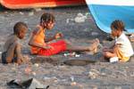 Santiago, Puerto Gouveia, childish games, Cape Verde.