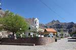 Santo Antão, Cha de Igreja, white church, Cape Verde.