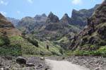 Mountainous path, Santo Antão, Lombo Pico Xoxo, Cape Verde.