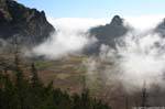 Santo Antão, clouds in the Caldera, Cape Verde.