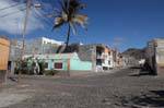 Santo Antão, Ponto do Sol, steep street, Cape Verde.