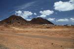 São Vicente, Calhau hill to the mine-like, Cape Verde.