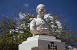São Vicente, praca Amilcar Cabral, Mindelo, General bust, Cape Verde.