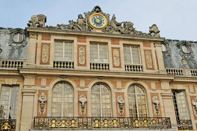 Balcony facade from Royal Court, Versailles