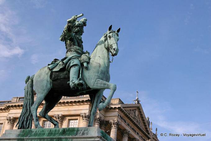 Equestrian statue of Louis XIV, Versailles