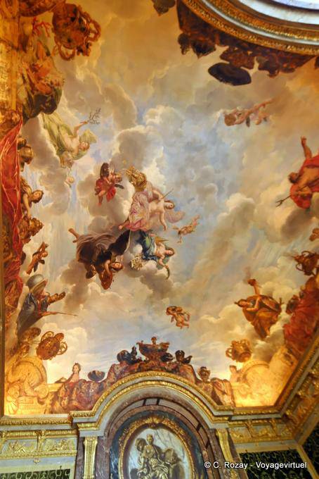 Ceiling Abundance Salon by René-Antoine Houasse, Versailles