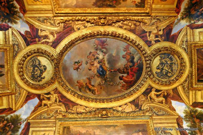Painted ceiling of the Venus Salon, Versailles