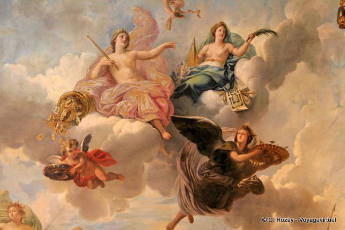 Ceiling Abundance Salon, Versailles