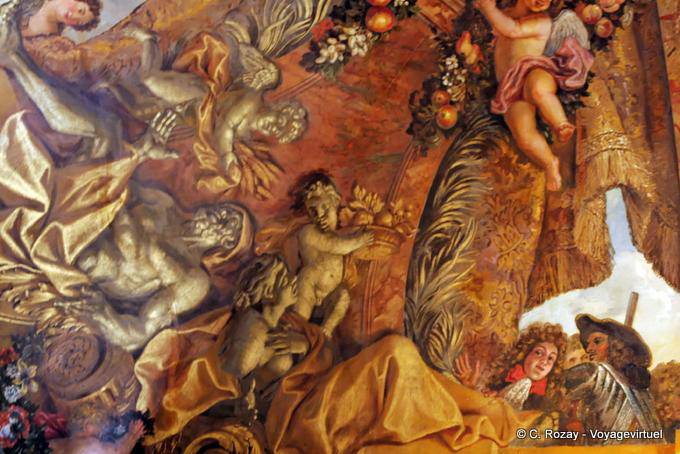 Painting in detail forgotten place in Versailles