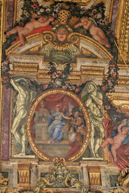 Hall of Mirrors, establishment of the Royal Hotel des Invalides, Versailles