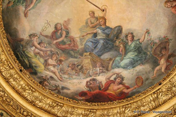Salon de la Paix, France gives peace to Europe, Versailles
