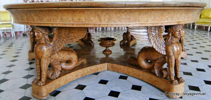 Grand Trianon, the table sphynx, Versailles