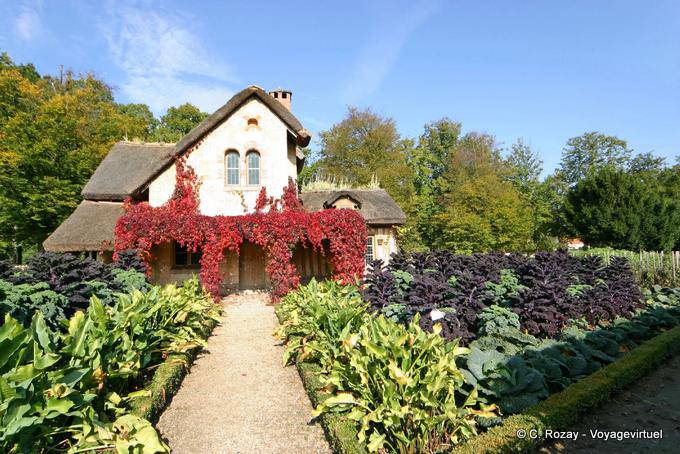 North side of Colombier, the Queen's Hamlet, Versailles
