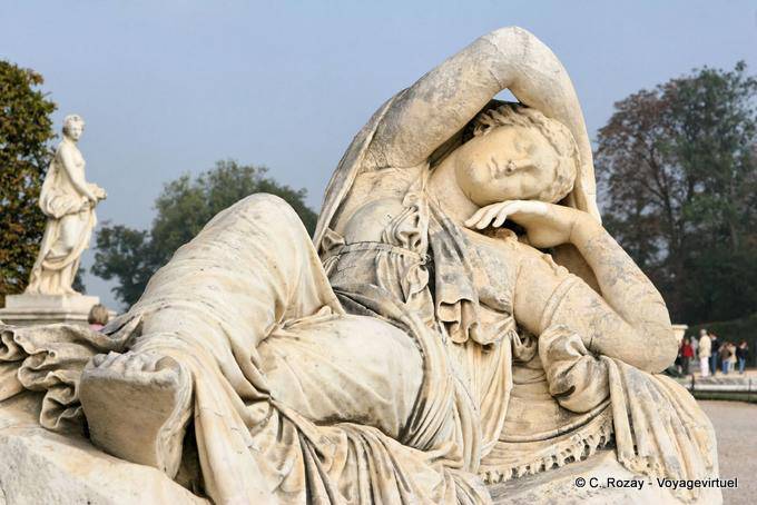Sleeping Ariadne Van Cleve, Dawn Fountain, Versailles