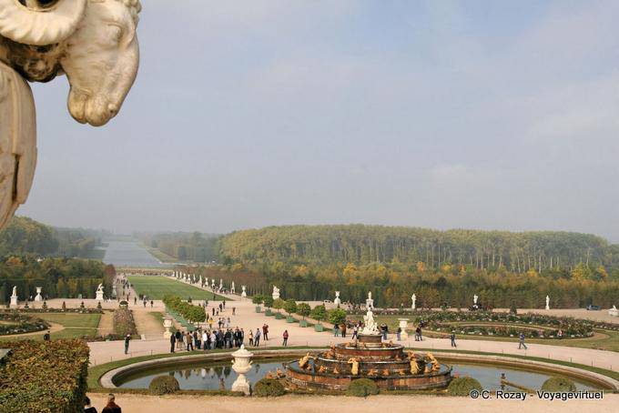 View from the Grand Perspective Versailles