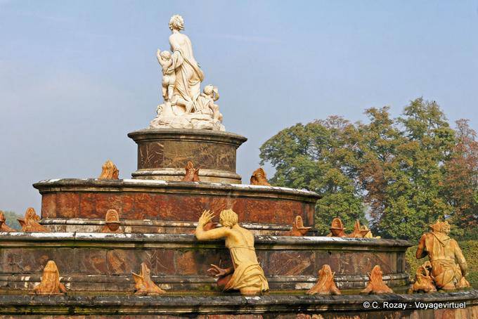 The Latona Basin, rear view, Versailles