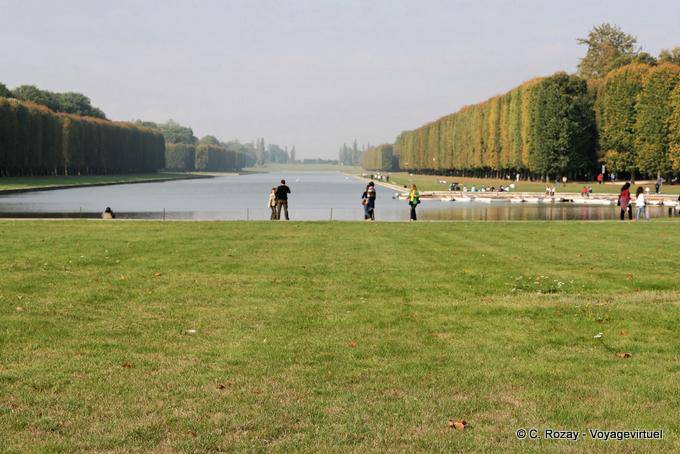 View of the Grand Canal in Versailles