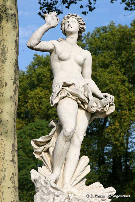 Statue Clarity by Baldi, Versailles