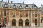 Facade detail of the old castle, Versailles