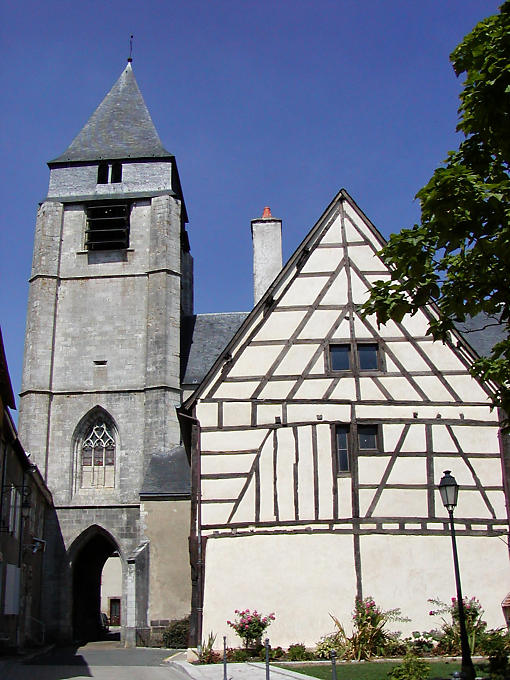 Timbered house, Aubigny-sur-Nere, France.