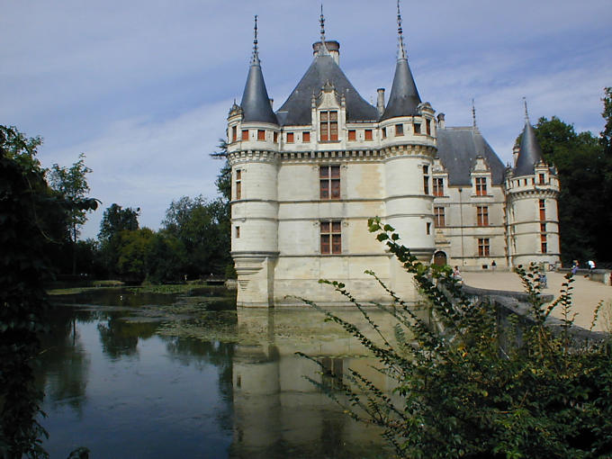 French Renaissance, Château d'Azay-le-Rideau, France.