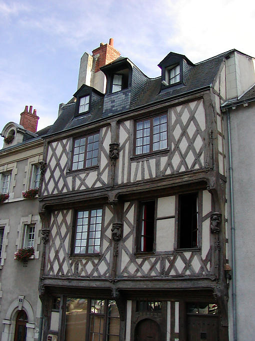 Blois, timbered house, France.