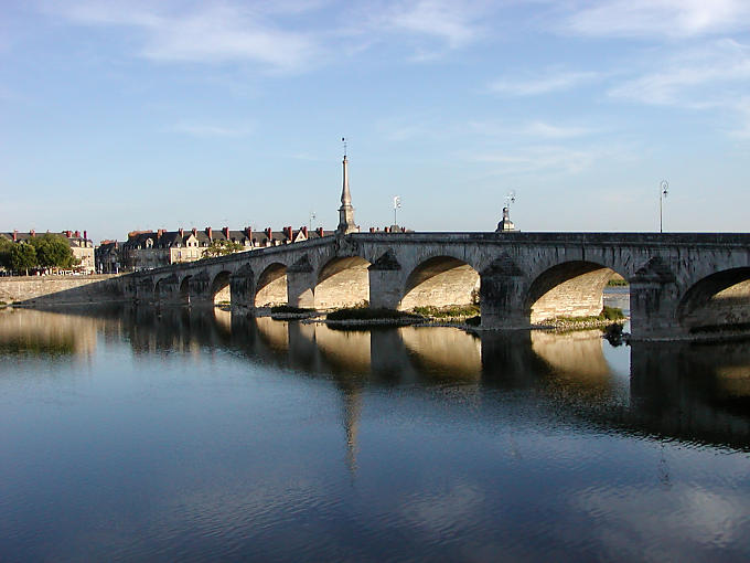 Blois, Pont Jacques Gabriel, France.