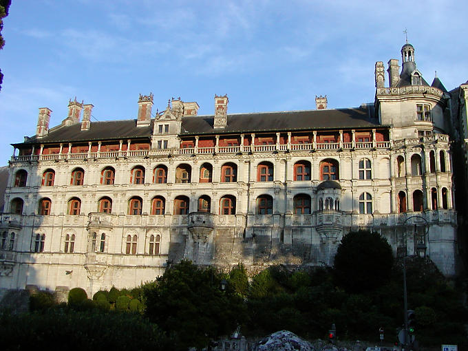 Blois, Renaissance wing of the castle, France.