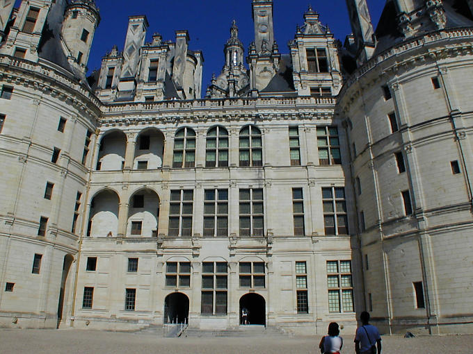 Debauchery windows, Chambord, France.