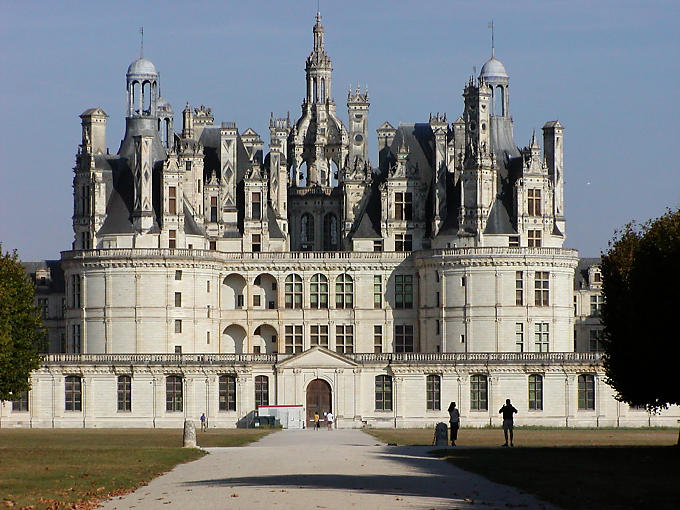 Chambord Castle, residence of royal yacht, France.