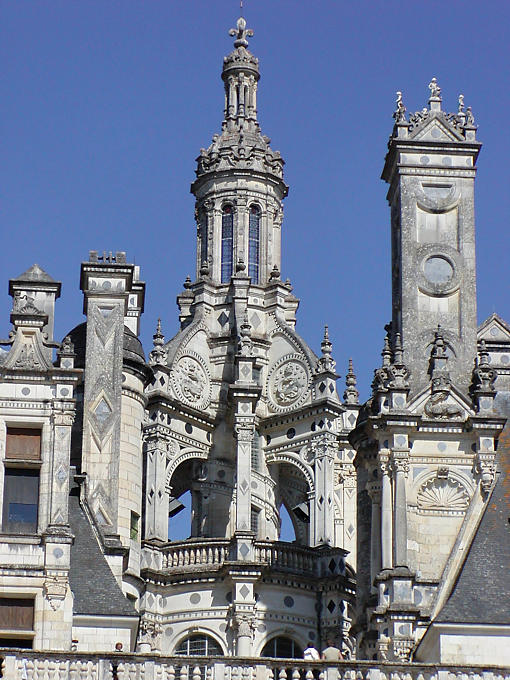 Architectural details, Chambord, France.