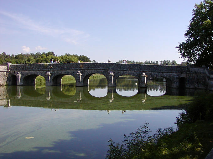 The bridge of Chambord, France.