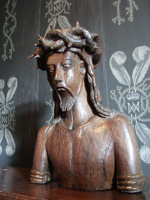 Christ wooden crown of thorns, Chenonceau, France.