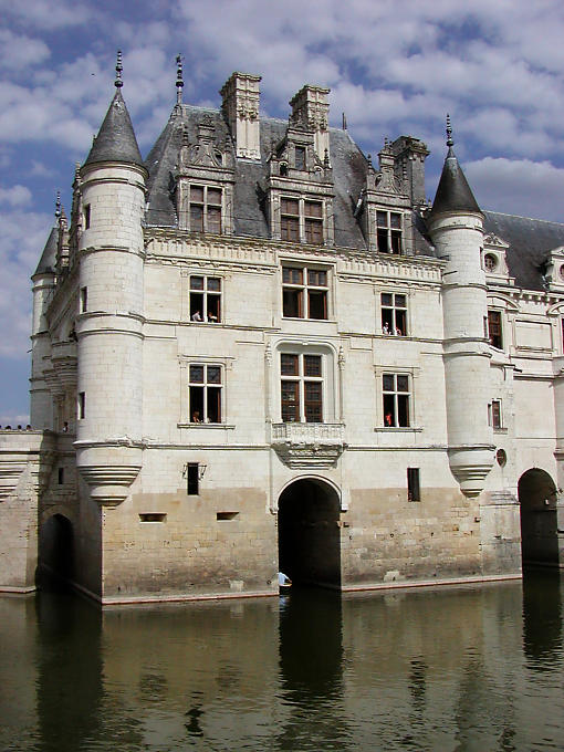 Main building, Château de Chenonceau, France.