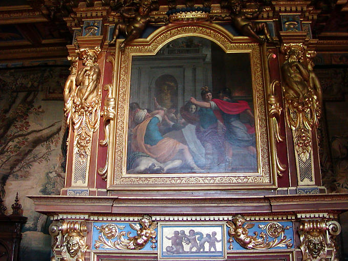 Château de Cheverny, king bedroom, France.