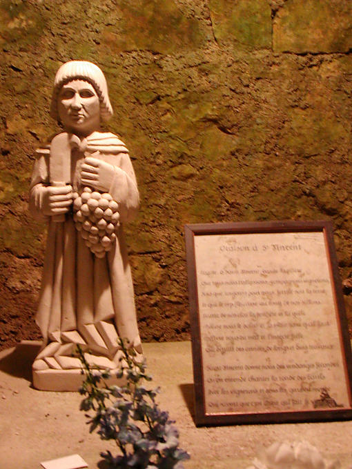 Statue of St. Vincent, Castle of Ussé, France.