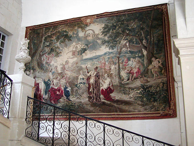 Flemish tapestry (Brussels), Castle of Ussé, France.