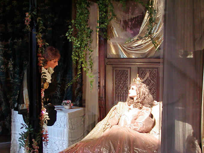 Princess Aurora awakened by Prince Charming, Castle of Ussé, France.