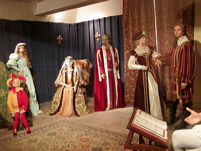 The family of the Sleeping Beauty Castle of Ussé, France.