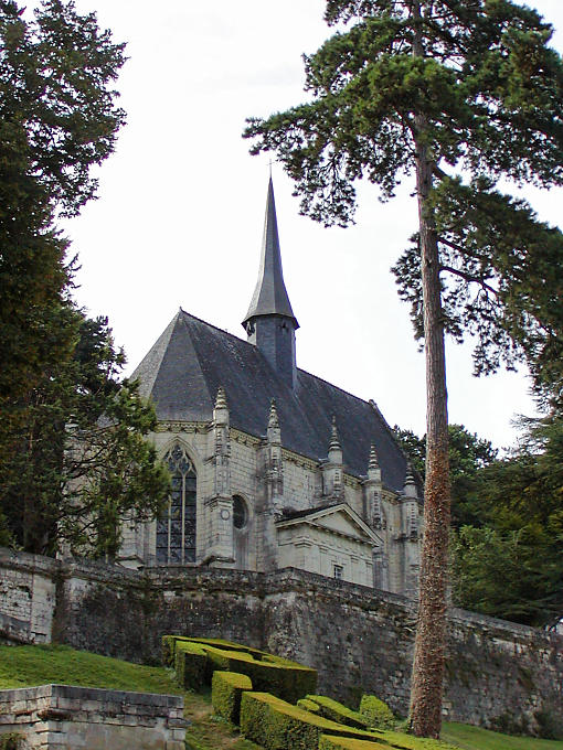 Collegiate Sainte-Anne, Rigny-Ussé, France.