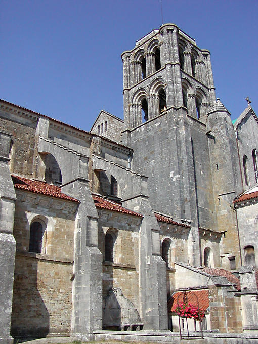Abbey ancient abbey of Vézelay, France.