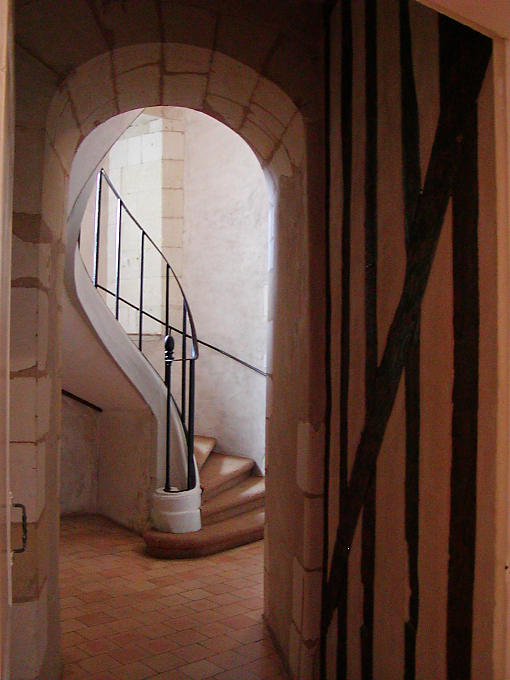 Spiral Staircase, Château de Villandry, France.